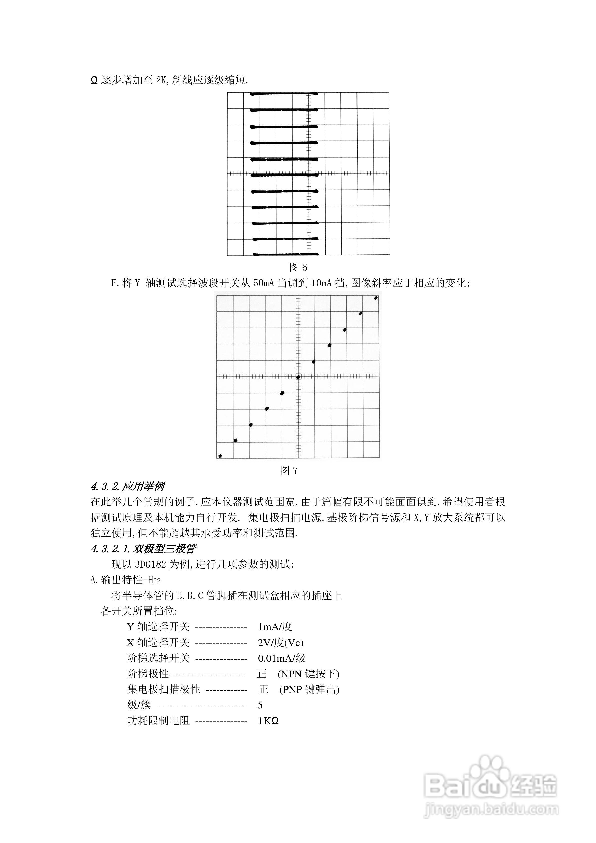 图示仪使用方法